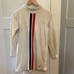 Beaufort Bonnet Company Girls White Red Navy Long Sleeve Dress Size 10